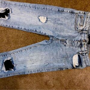 BLACK HOLE DENIM AMIRI JEANS